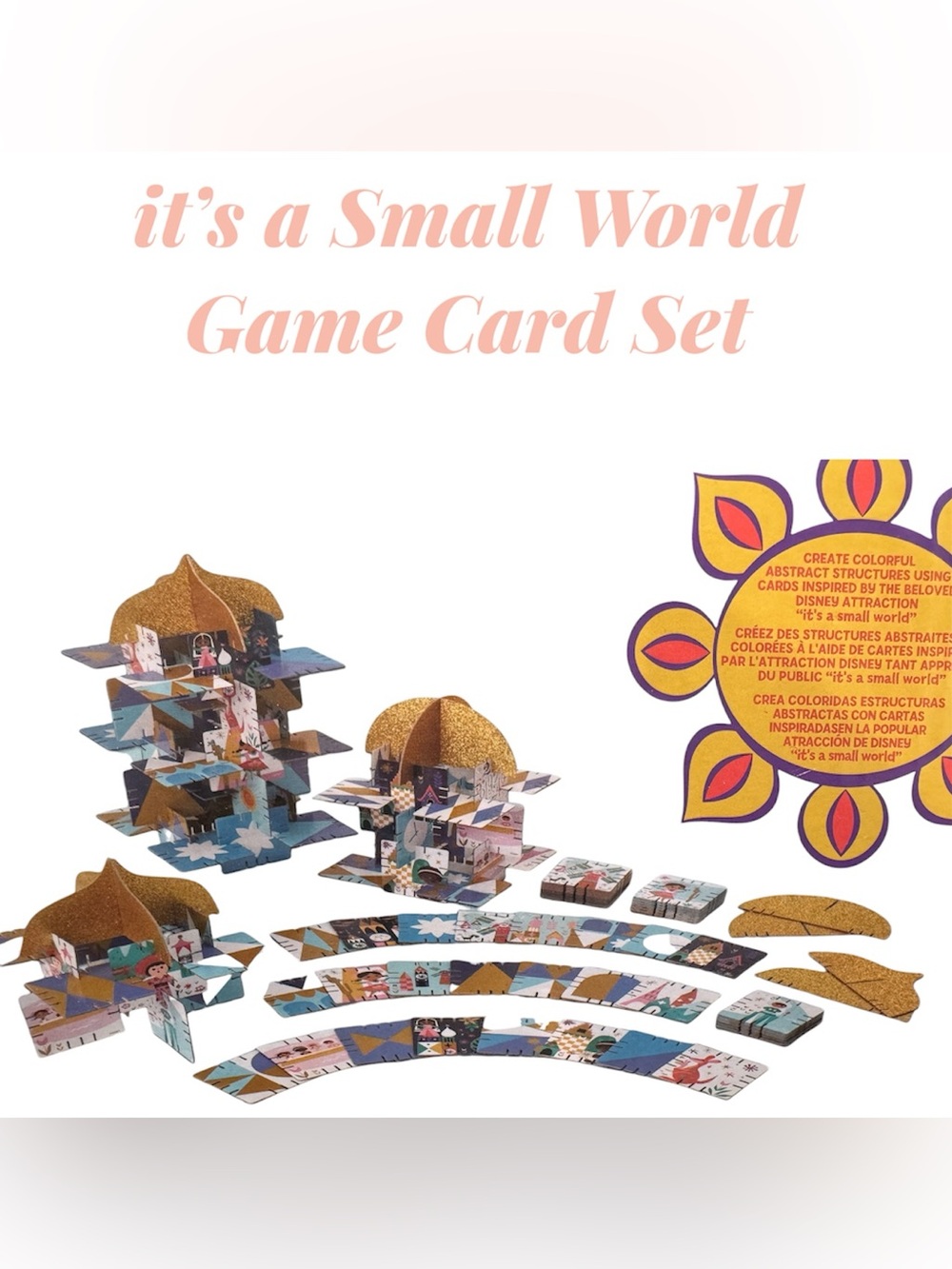 Disney Parks "it's a small world" Game Card Set